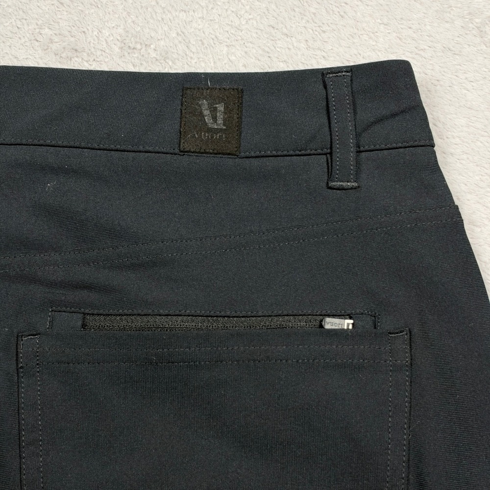 Vuori Meta Pant Mens 30 Black V430 Technical Performance Trousers Slim Fit - Picture 10 of 11